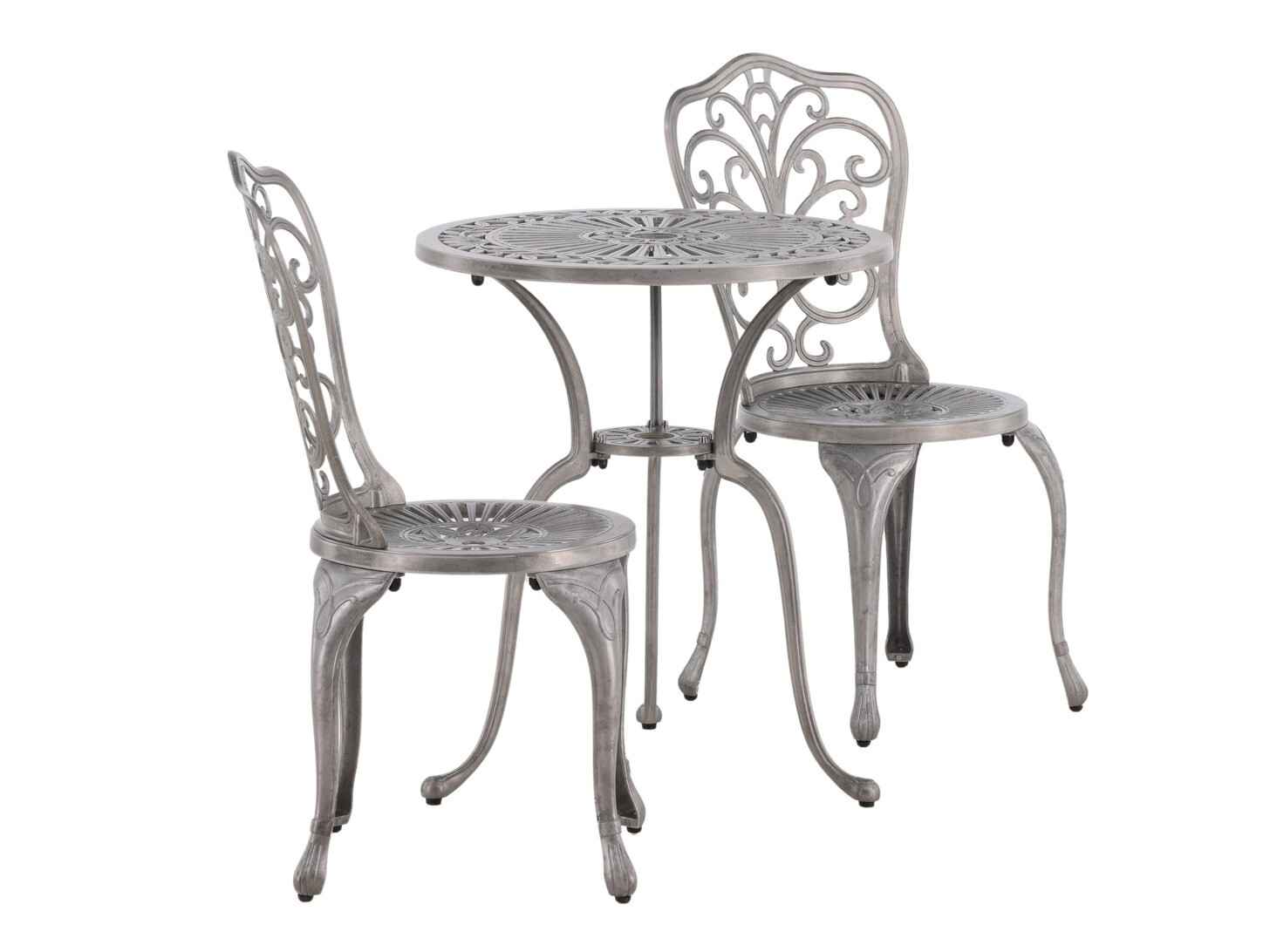 Balcony furniture set Dallas 4462 (Silver)