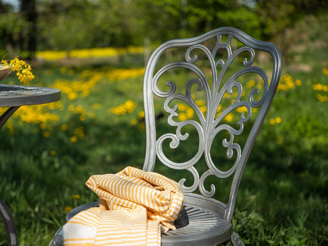 Balcony furniture set Dallas 4462 (Silver)