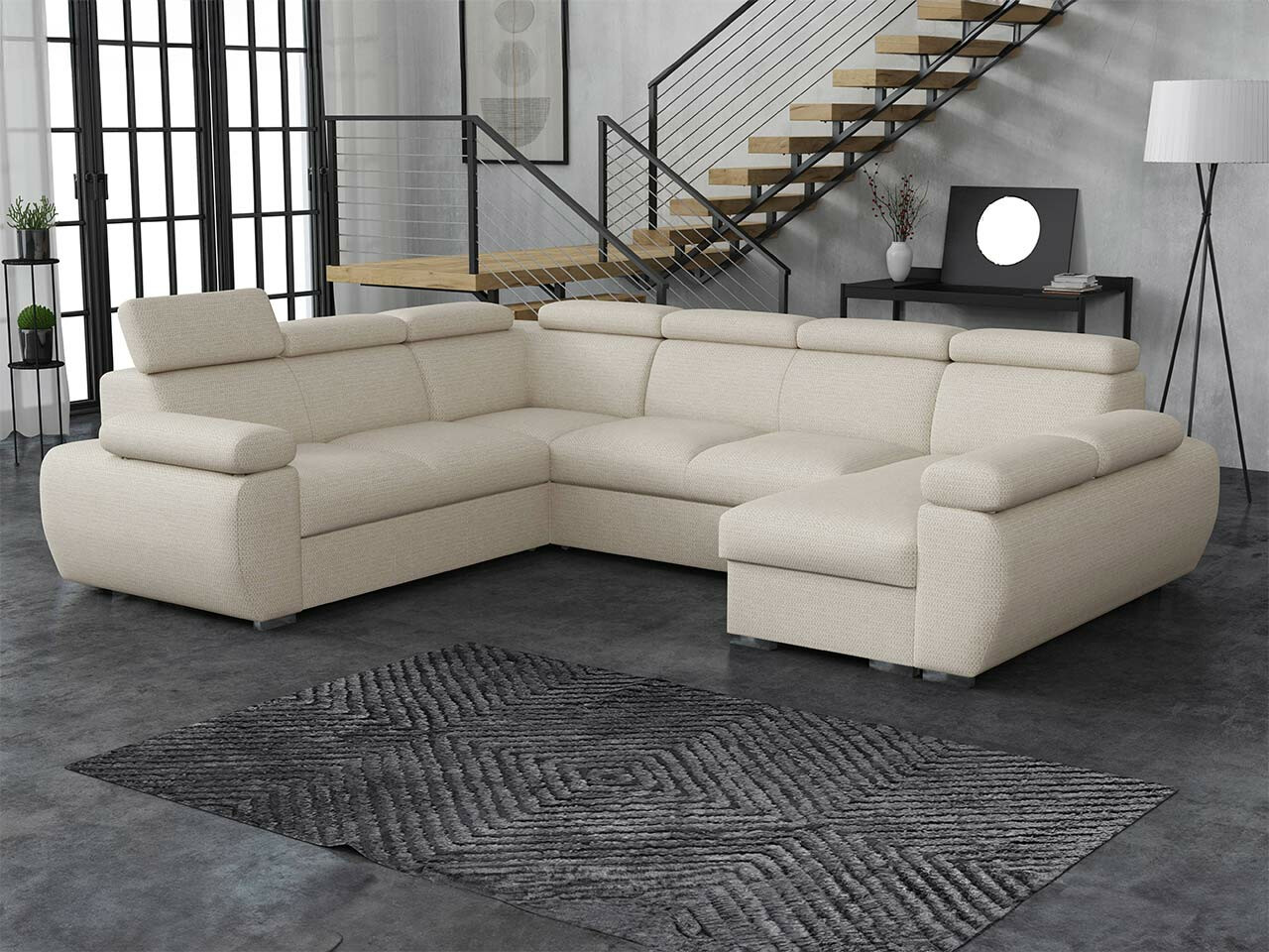 Corner sofa Columbus 214 (Aragon 03)