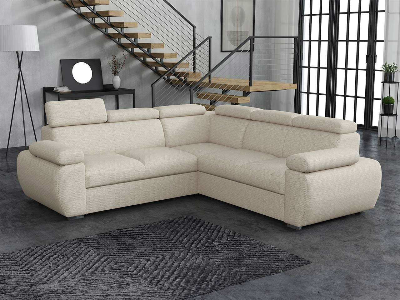 Corner sofa Columbus 215 (Aragon 03)