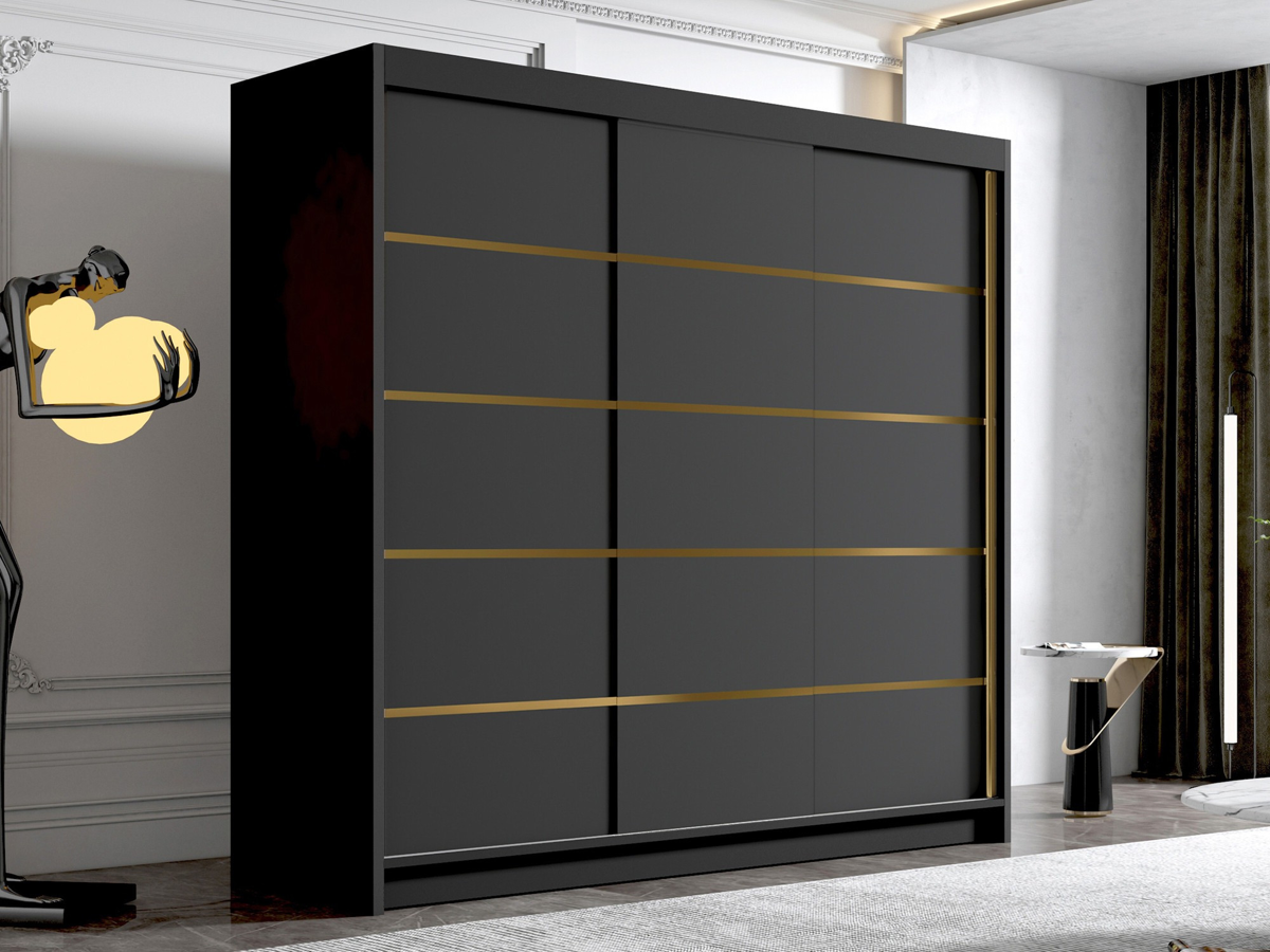 Wardrobe Closico 185 (Black)