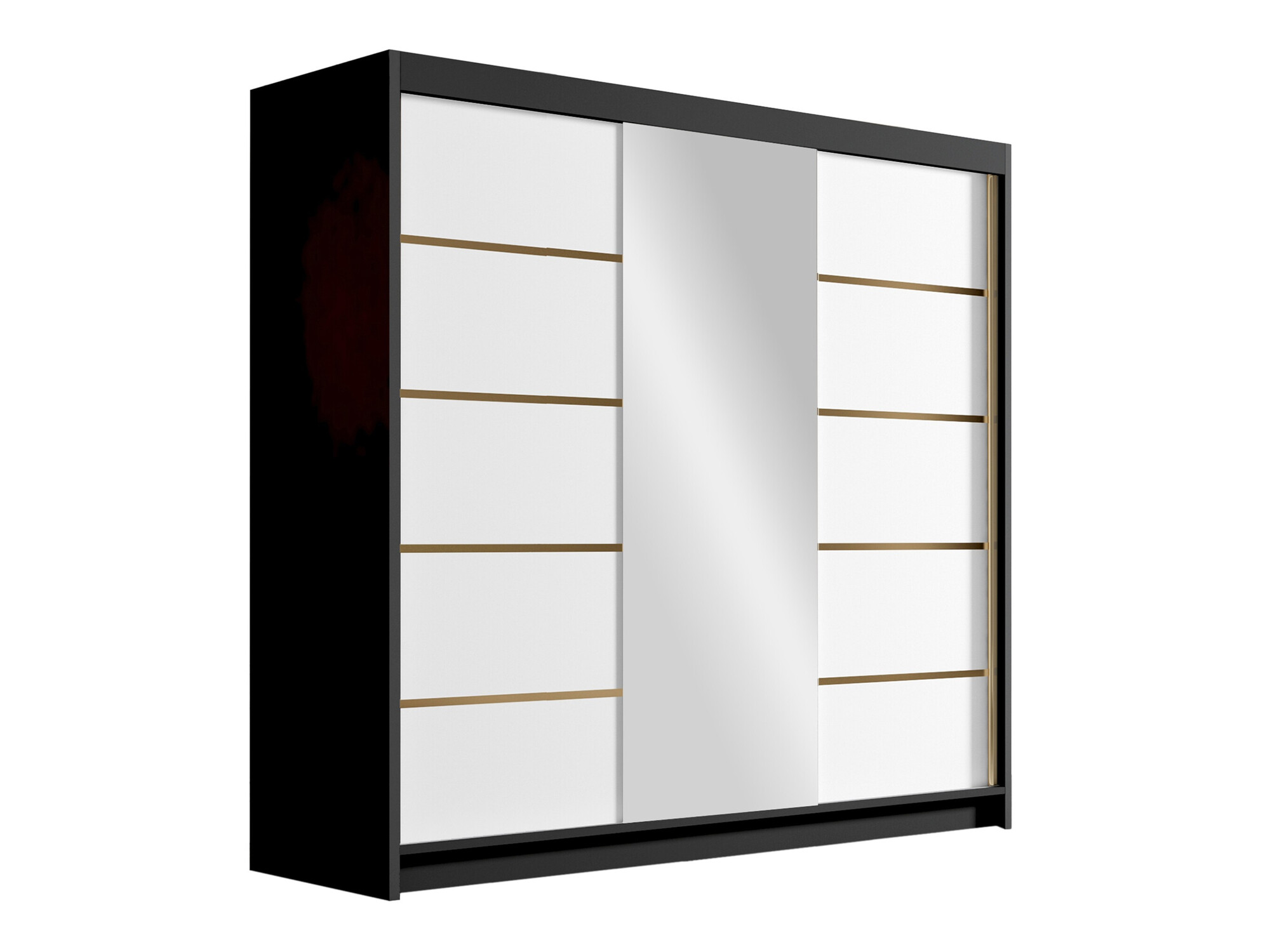 Wardrobe Closico Plenor VI (Black + White)