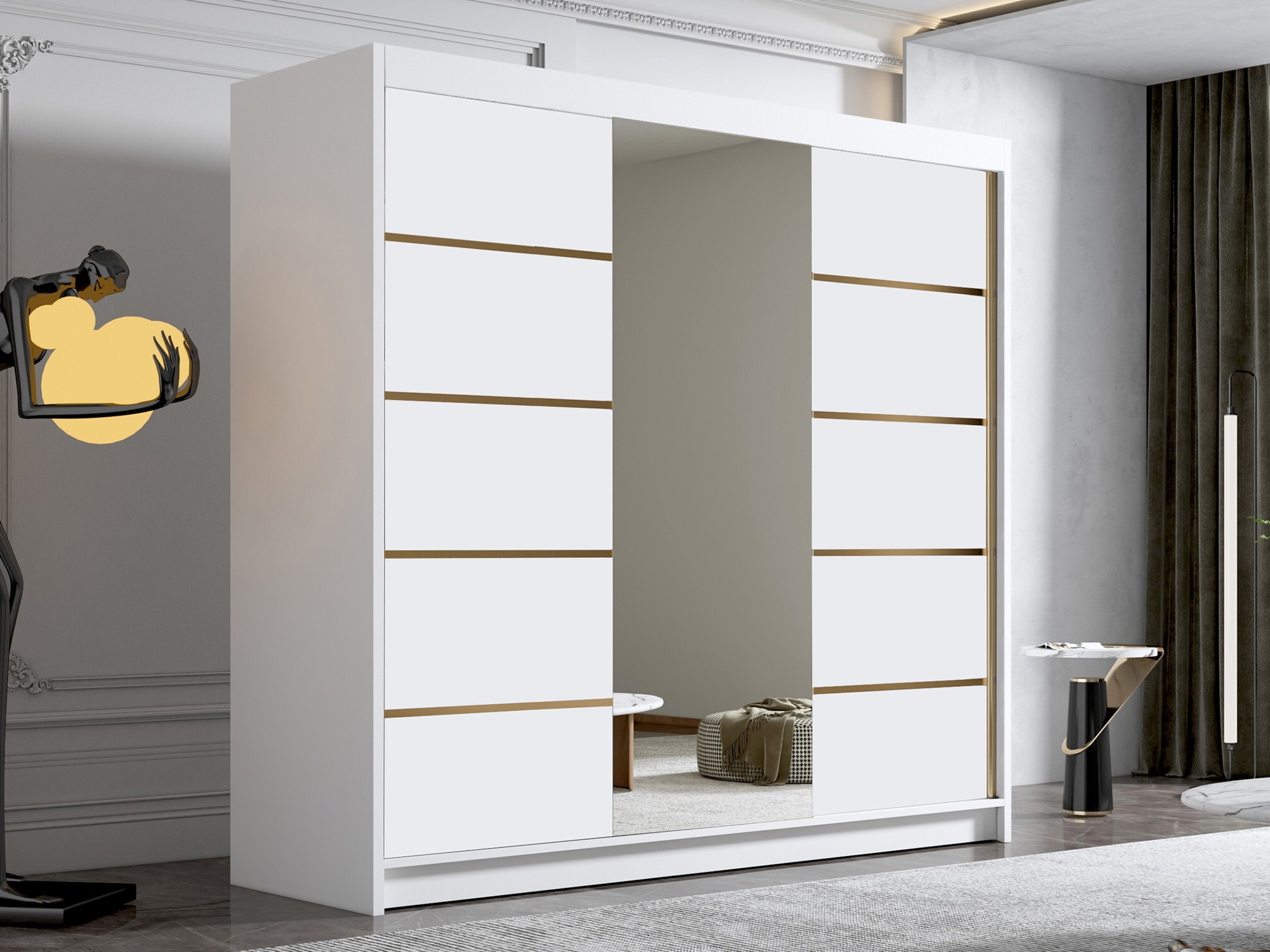 Wardrobe Closico Plenor VI (White)