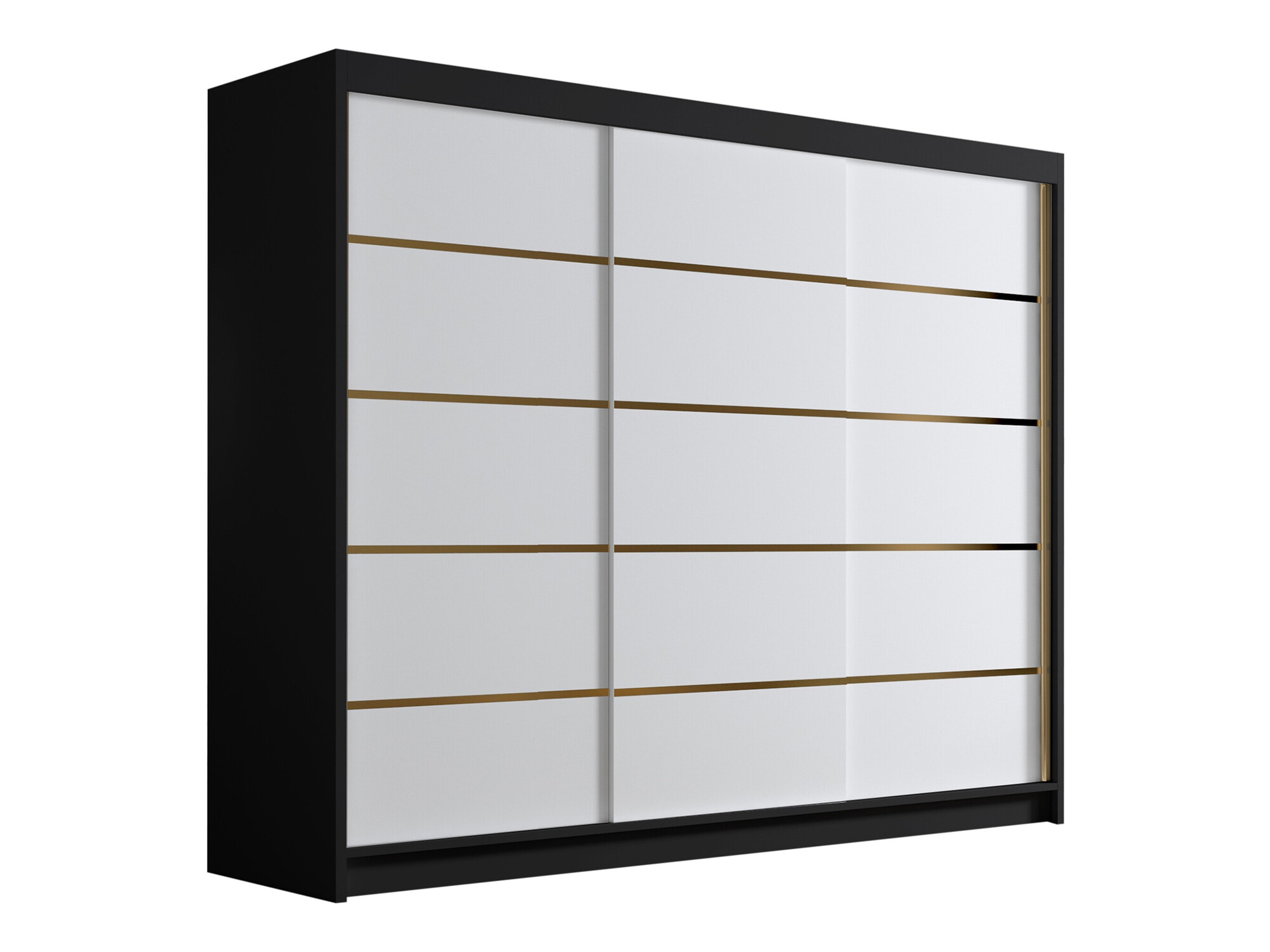 Wardrobe Closico Veltron II (Black + White)