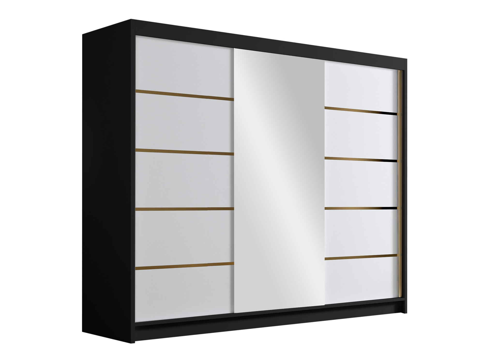 Wardrobe Closico Veltron II (Black + White)