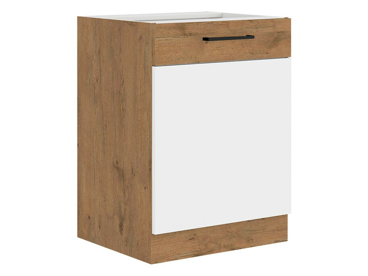 Modular cabinet with doors Wood White 116