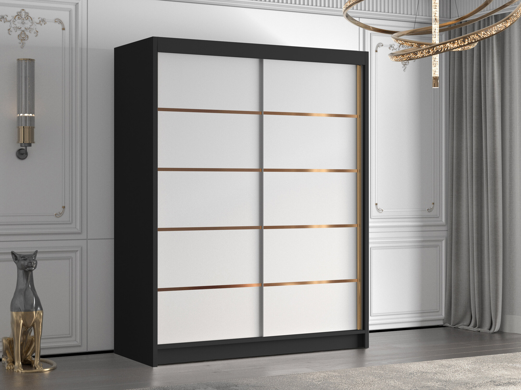 Wardrobe Closico Capsa III (Black +White)