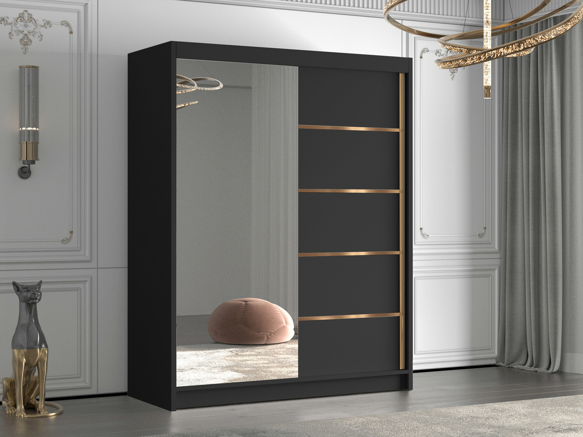 Wardrobe Closico Capsa III (Black)