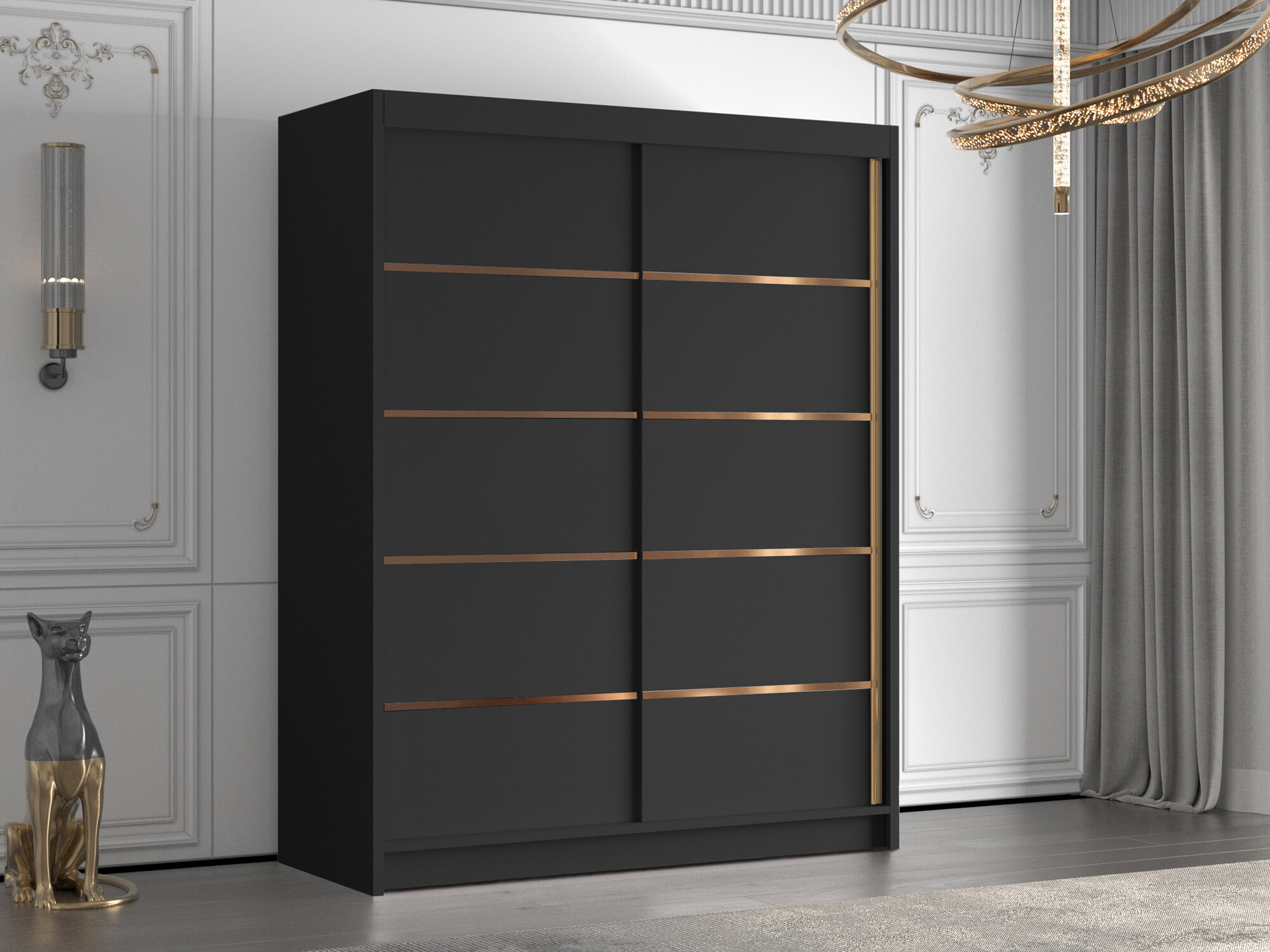 Wardrobe Closico Capsa III (Black)