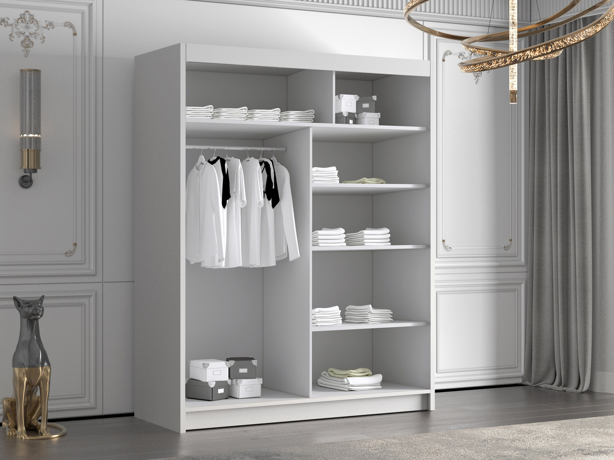 Wardrobe Closico Capsa III (Black)