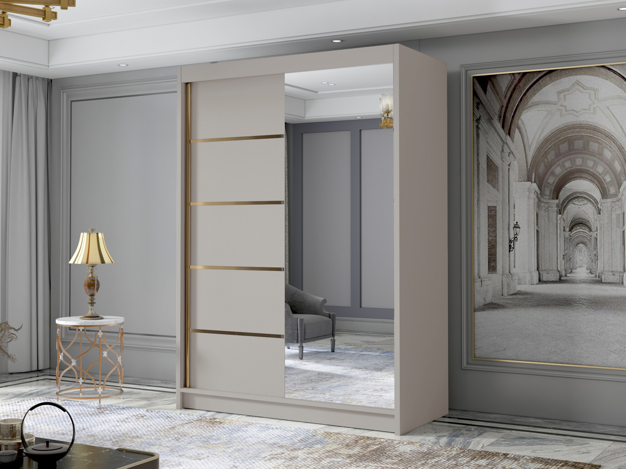 Wardrobe Closico Fornix III (Cashmere)