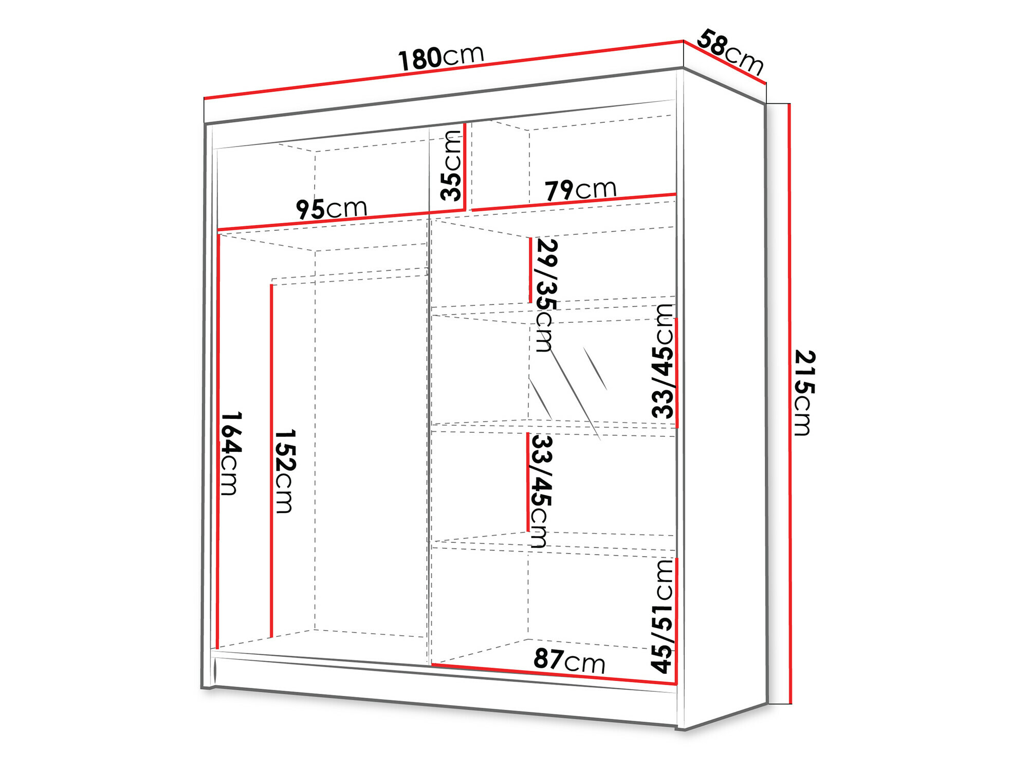 Wardrobe Closico Vallor III (Cashmere)