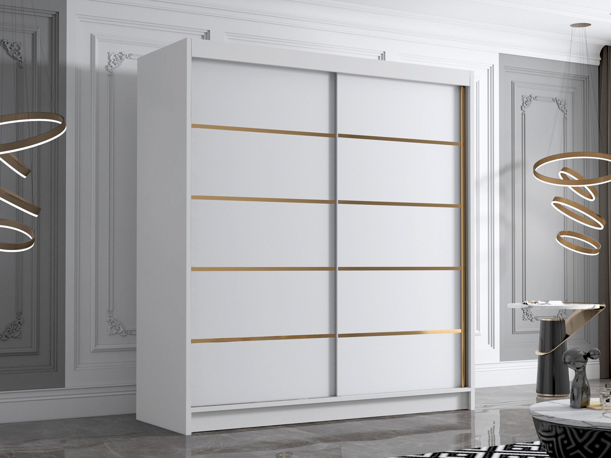 Wardrobe Closico Vallor III (White)