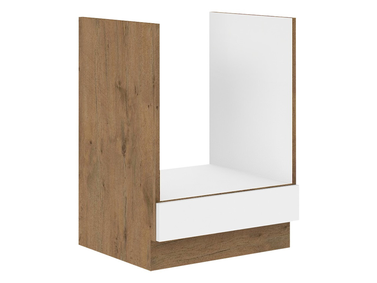 Modular cabinet for built-in appliances Wood White 125