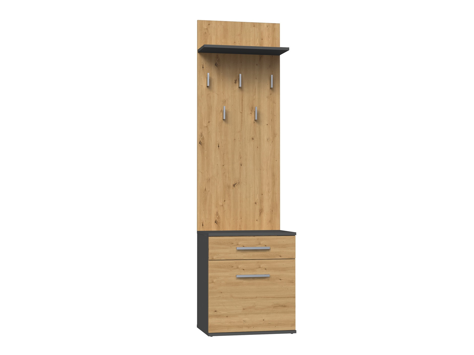 Hallway set Mandeville 129 (Artisan oak + Anthracite)