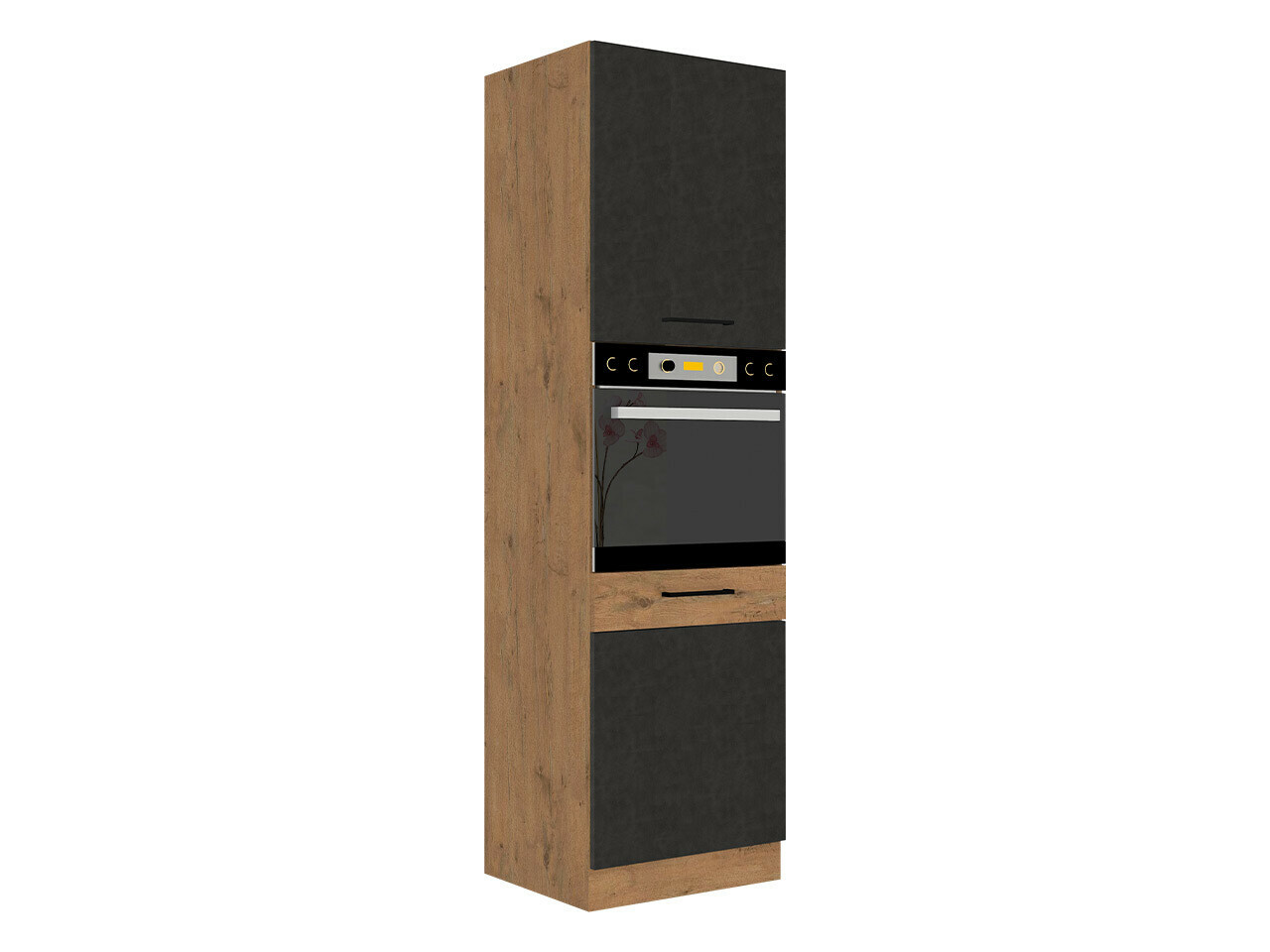 Modular cabinet for built-in appliances Wood Grey 113