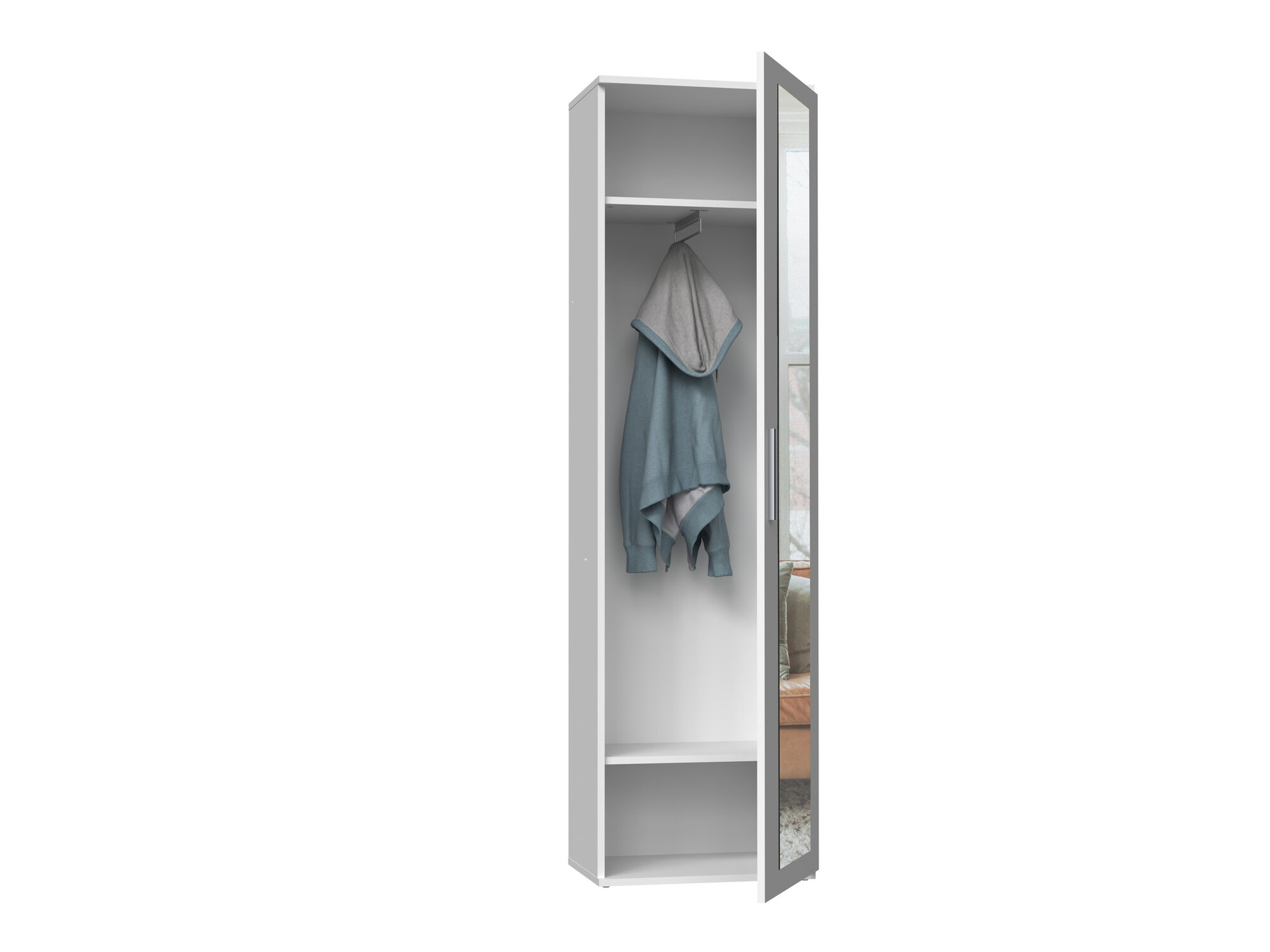 Wardrobe Mandeville 127 (Matt white)