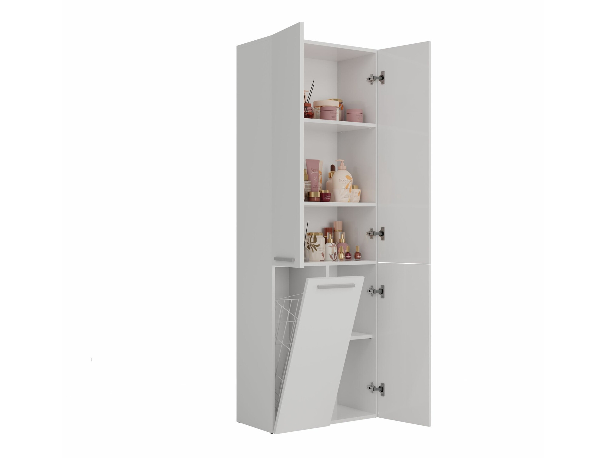 Freestanding bathroom cabinet Nolmaru 100 (White)