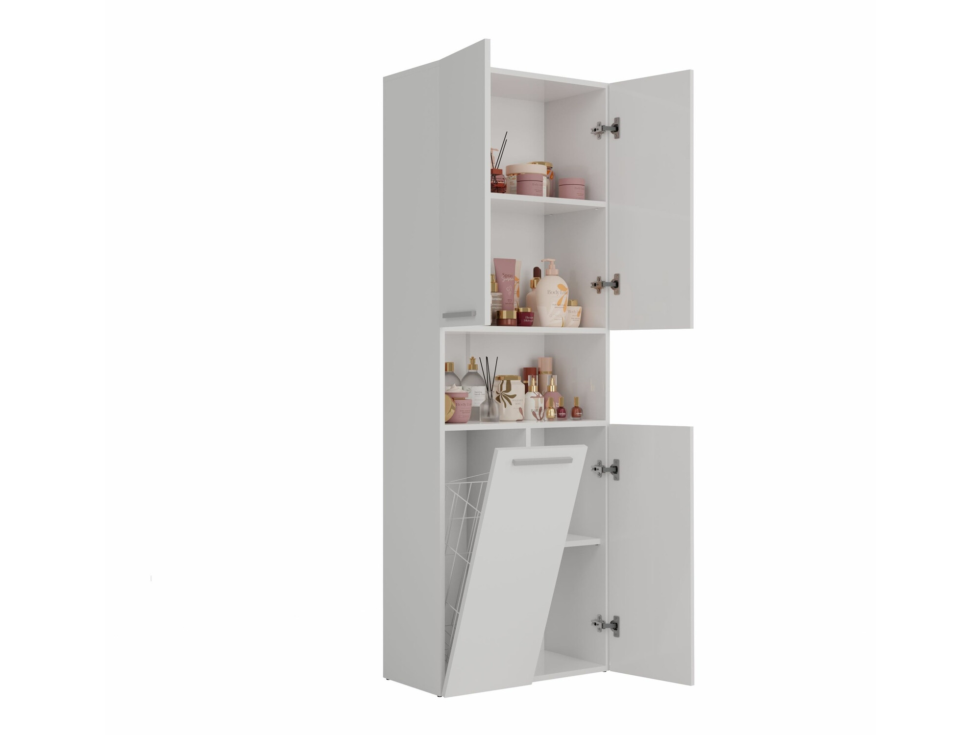 Freestanding bathroom cabinet Nolmaru 101 (White)