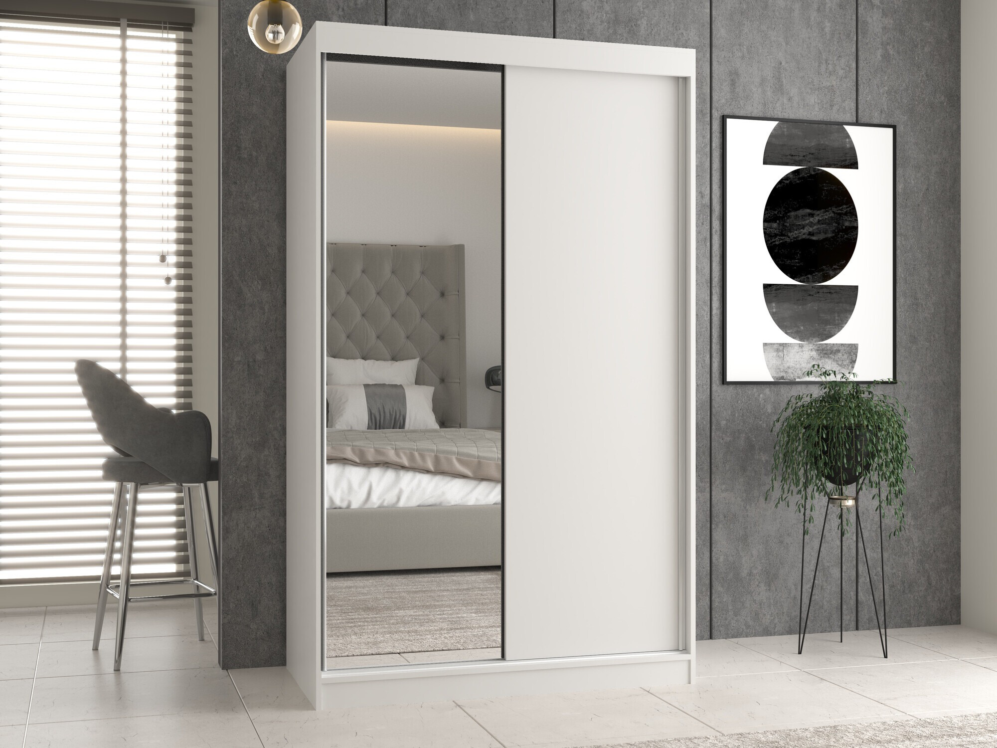 Wardrobe Mandeville 155 (White)