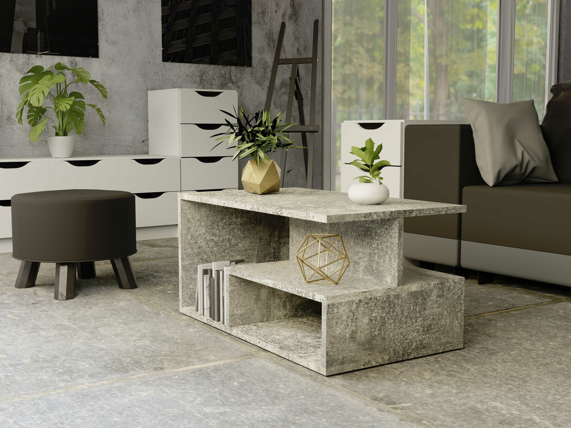 Coffee table Mandeville 166 (Concrete)