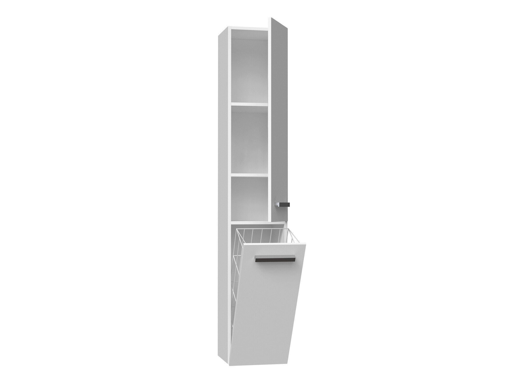 Freestanding bathroom cabinet Nolmaru 107 (White)