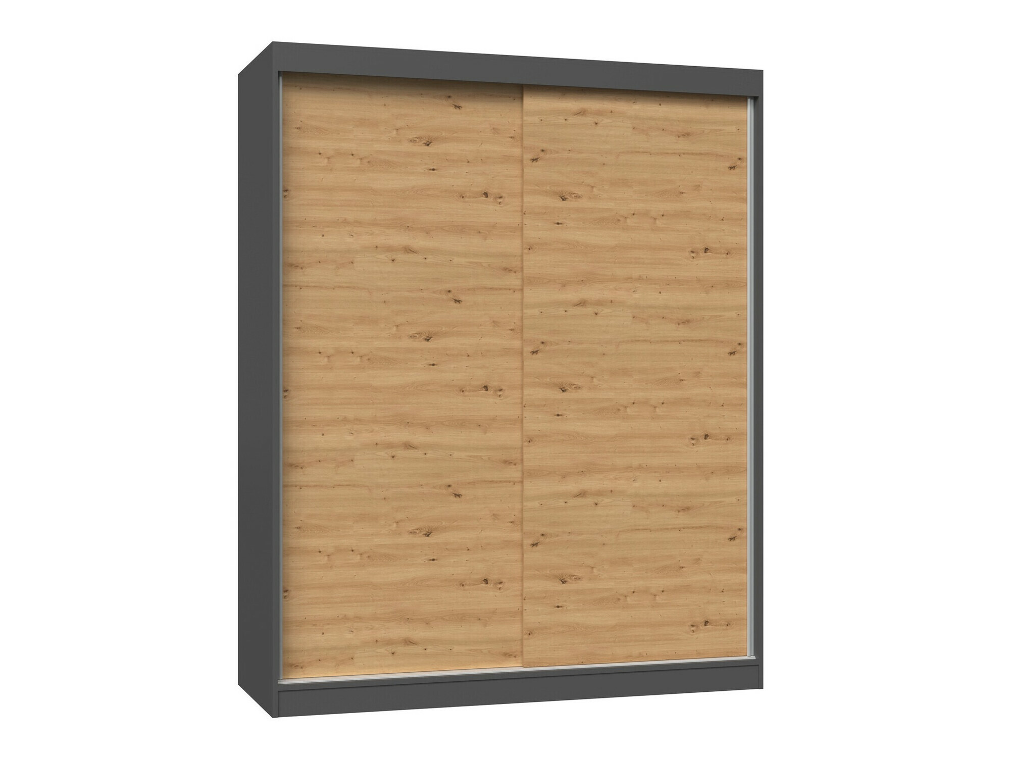 Wardrobe Mandeville 167 (Anthracite + Artisan oak)