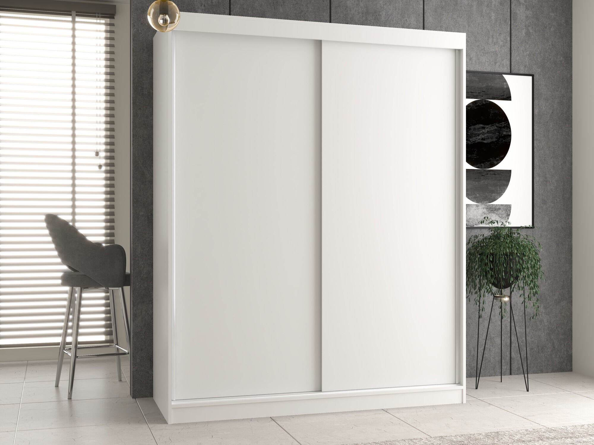 Wardrobe Mandeville 167 (White)
