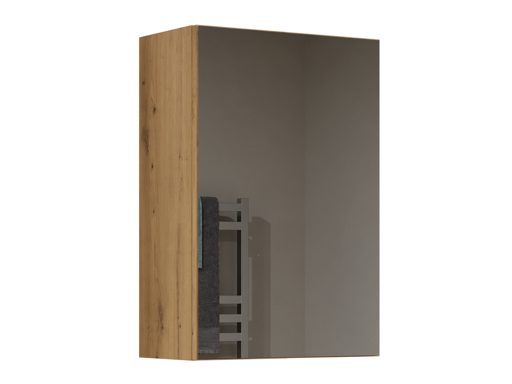 Bathroom mirror cabinet Balelbo 100 (Artisan oak)