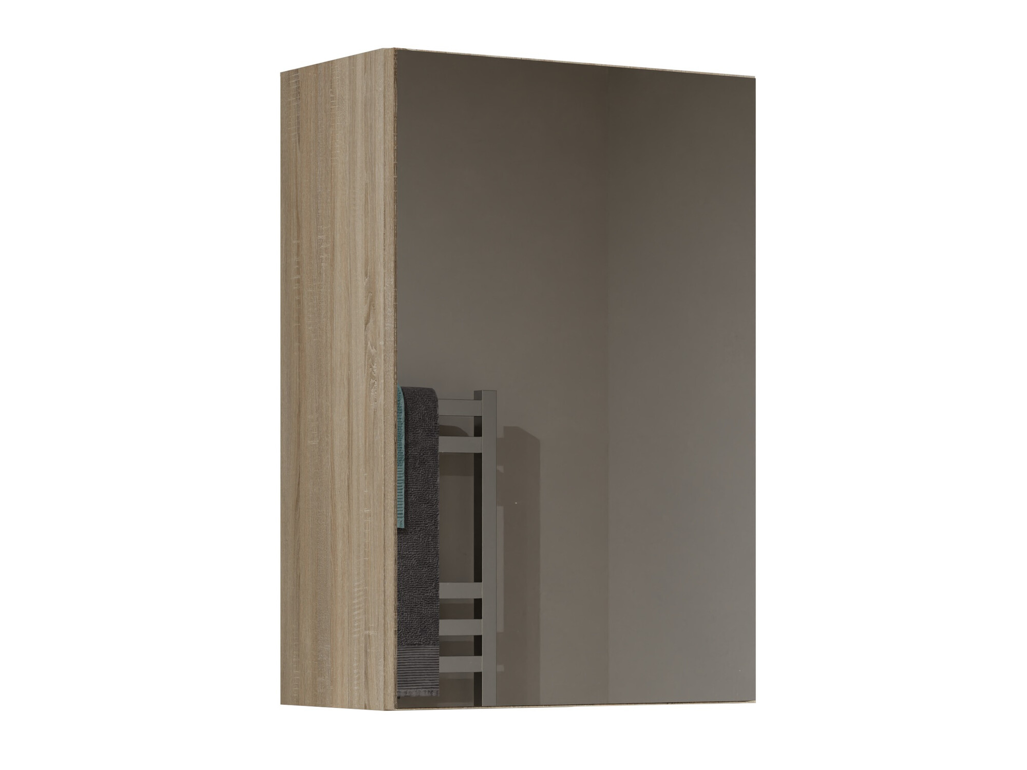 Bathroom mirror cabinet Balelbo 100 (Sonoma oak)
