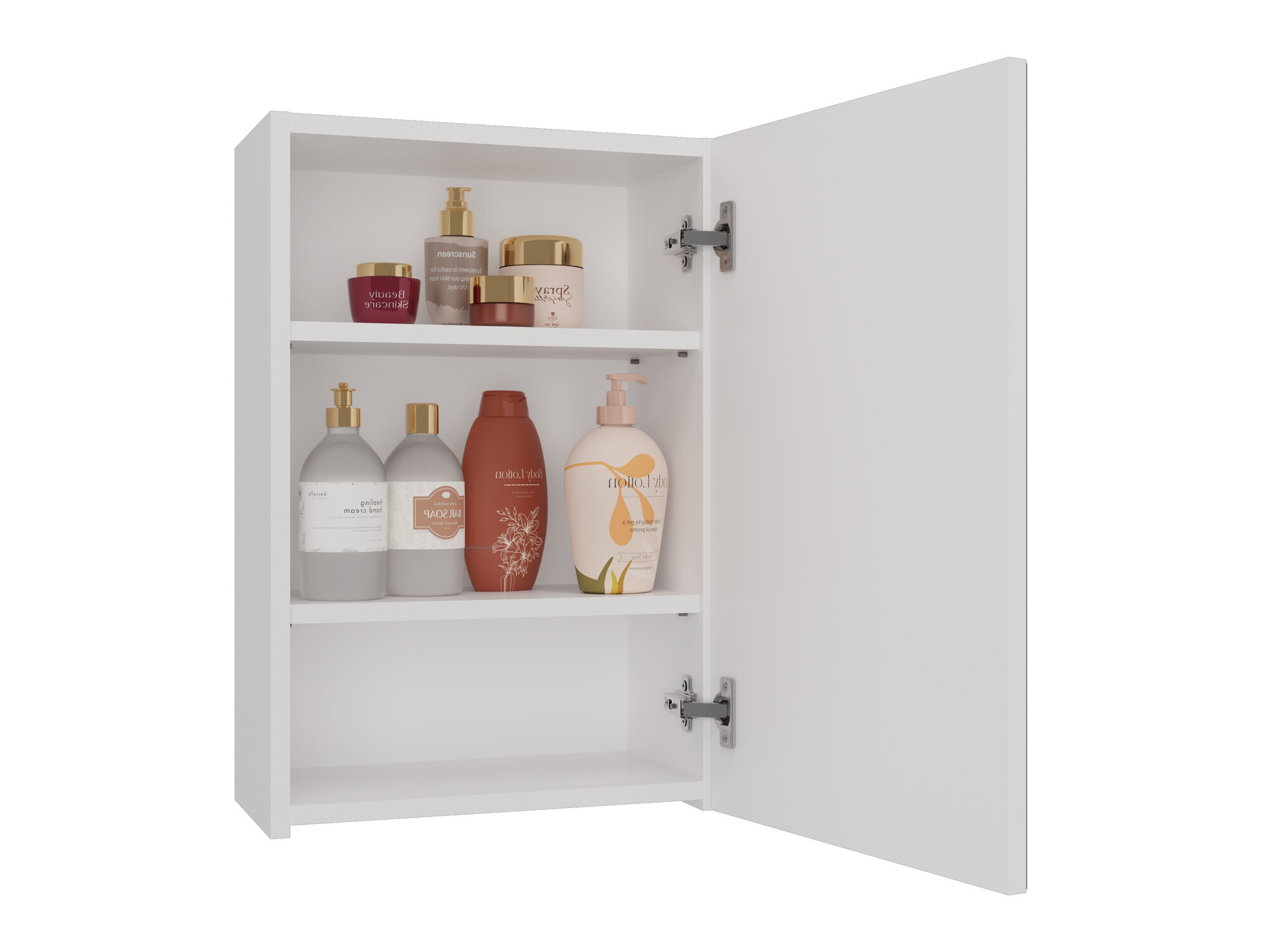 Bathroom mirror cabinet Balelbo 100 (White)