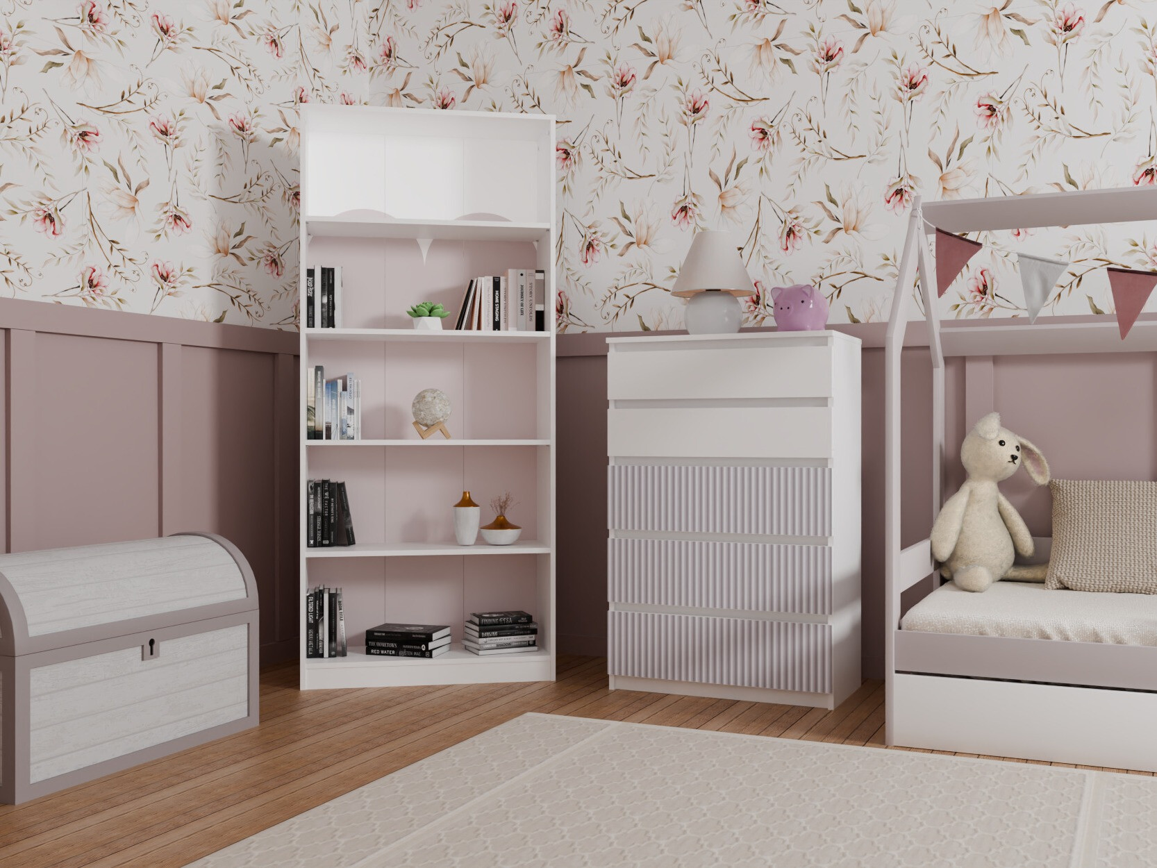 Chest of drawers Mortore 100 (Pink)