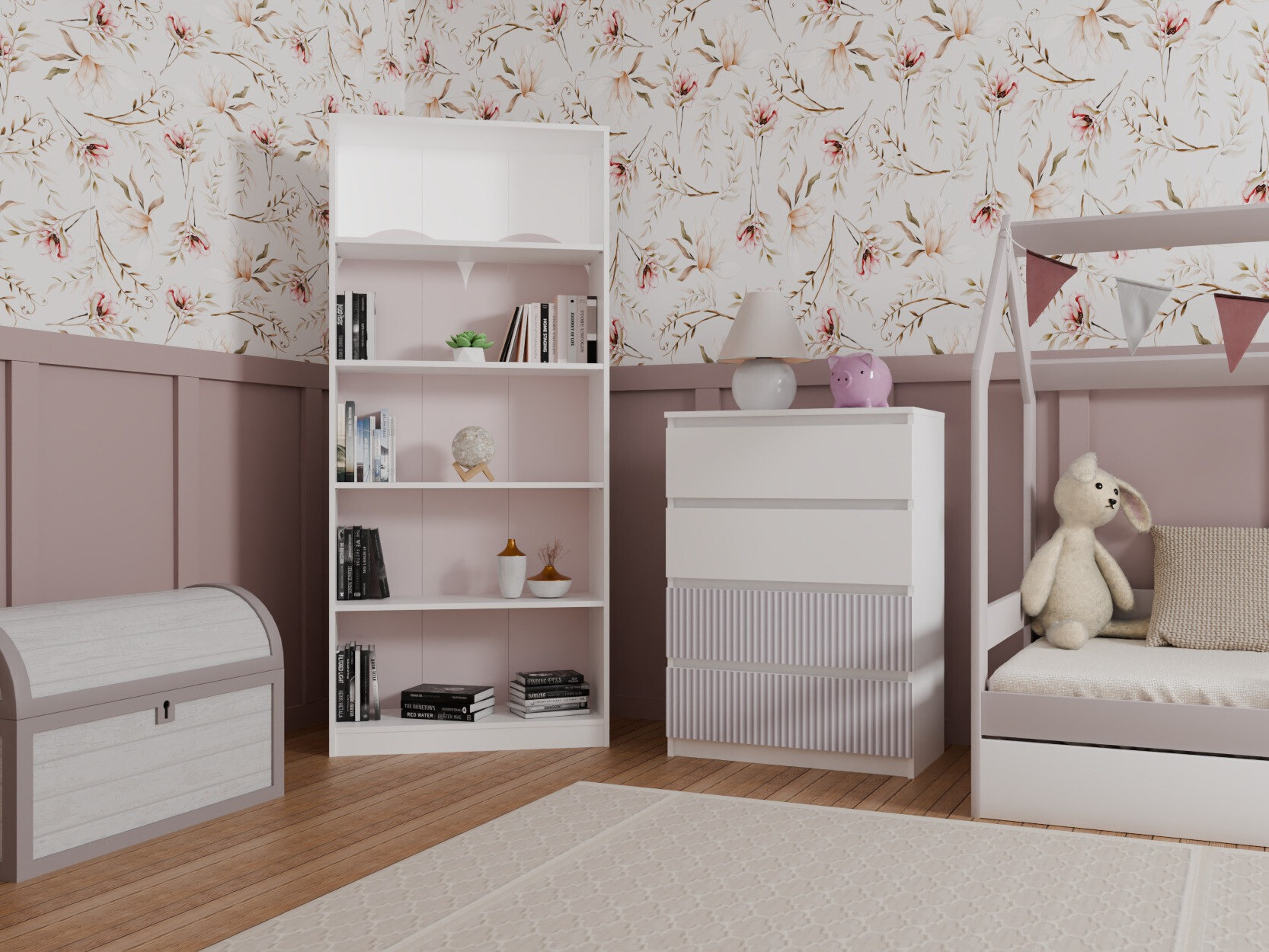 Chest of drawers Mortore 101 (Pink)