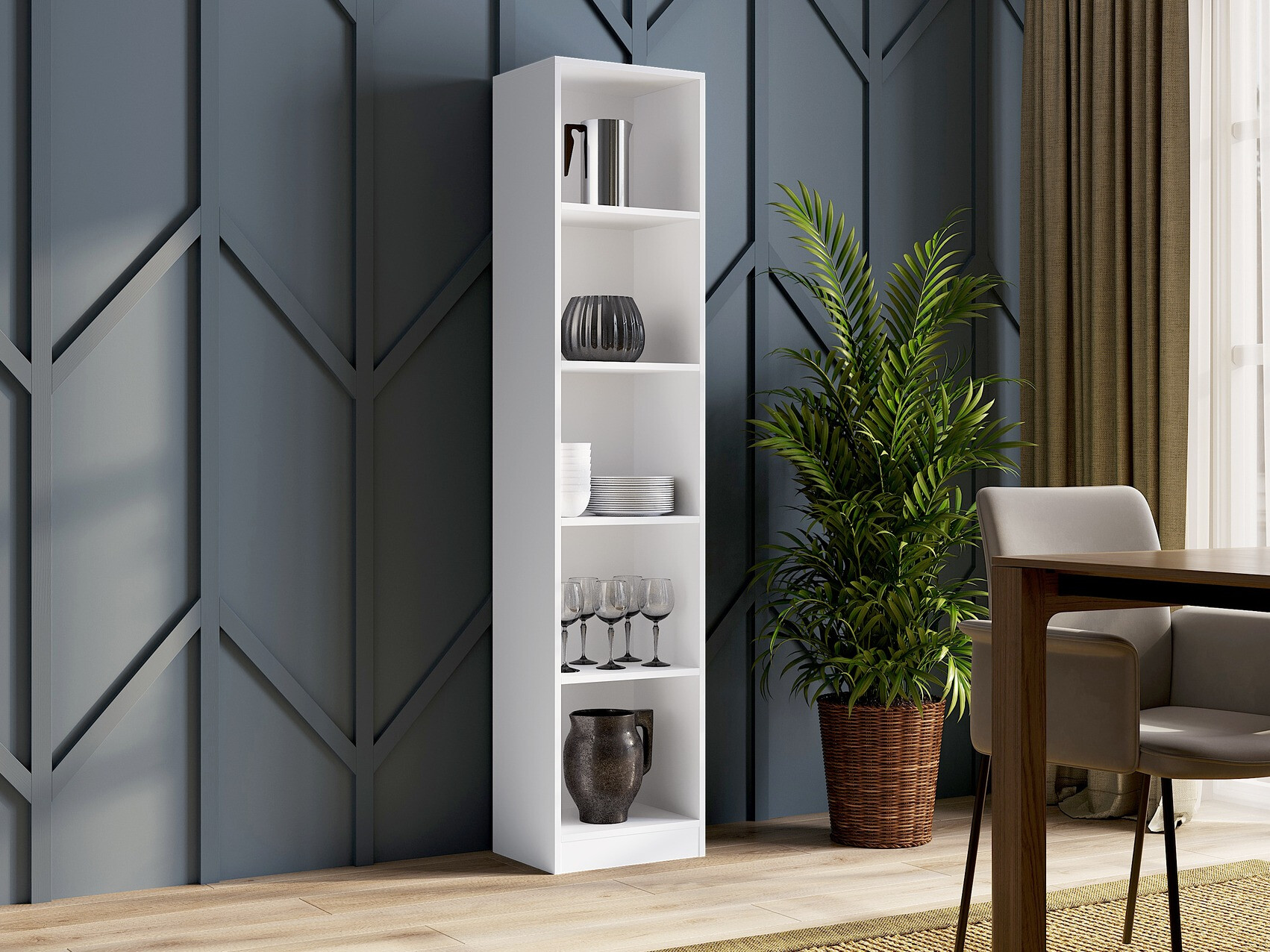 Bookcase Mandeville 183 (White)