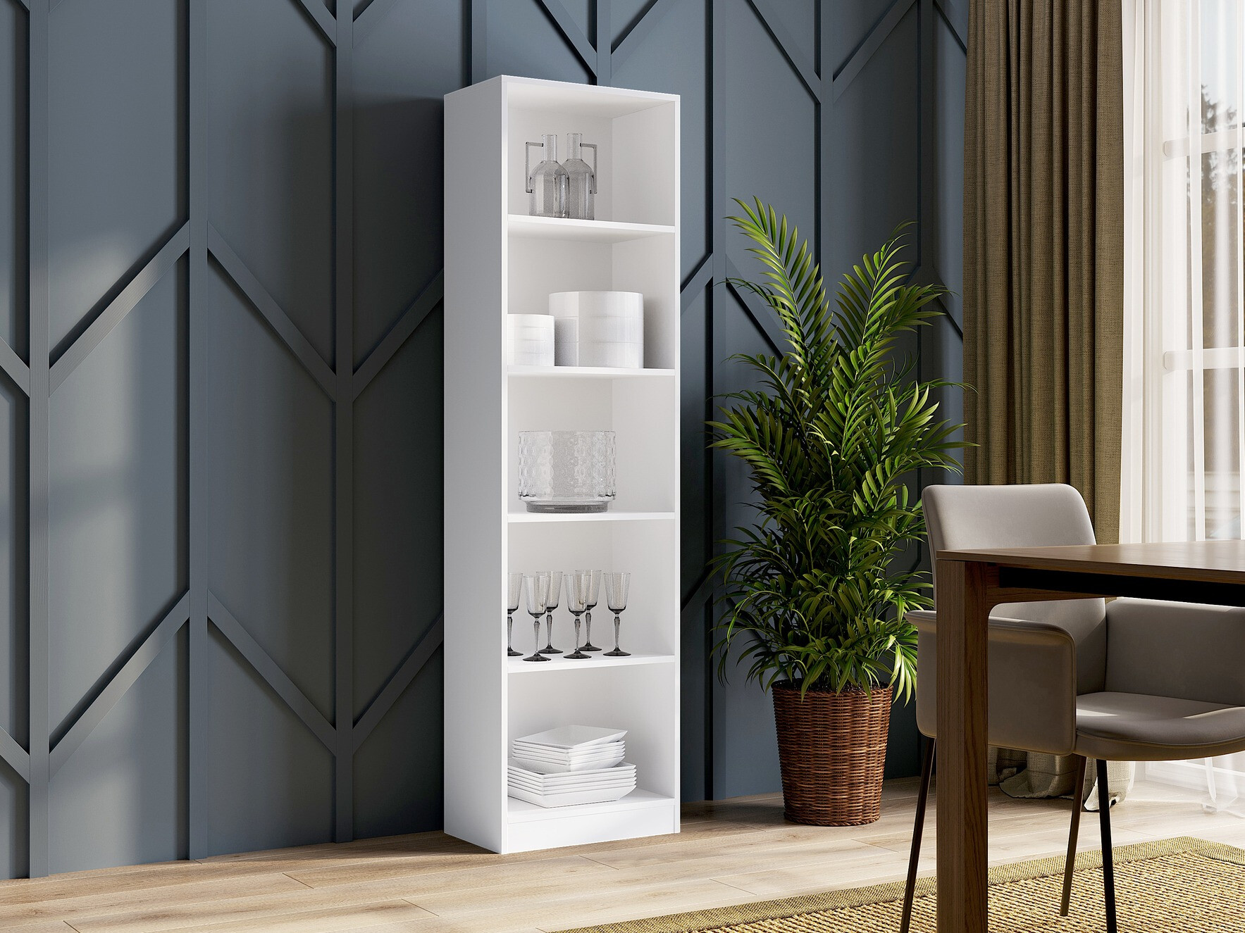 Bookcase Mandeville 188 (White)