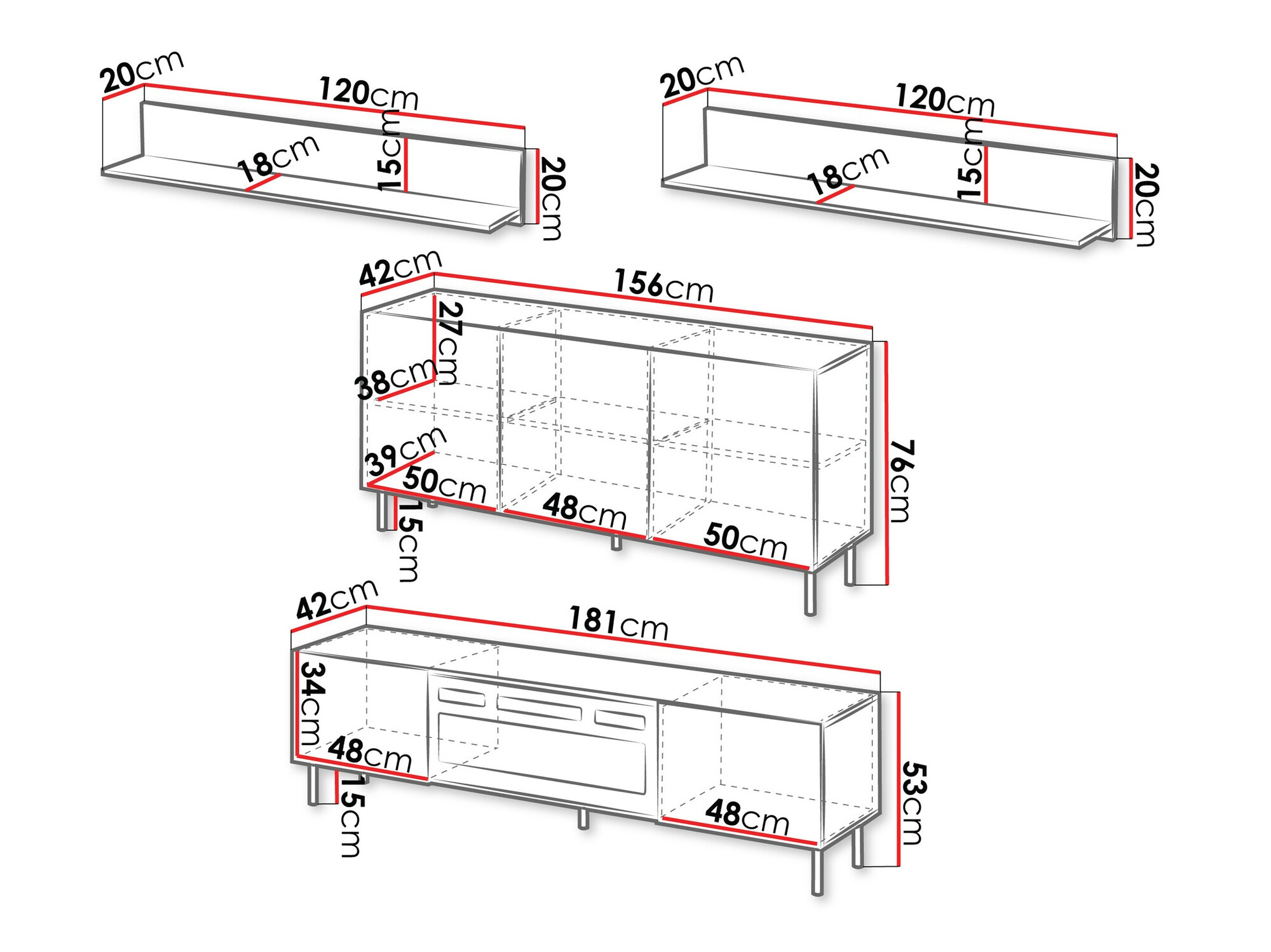Living room set Studium