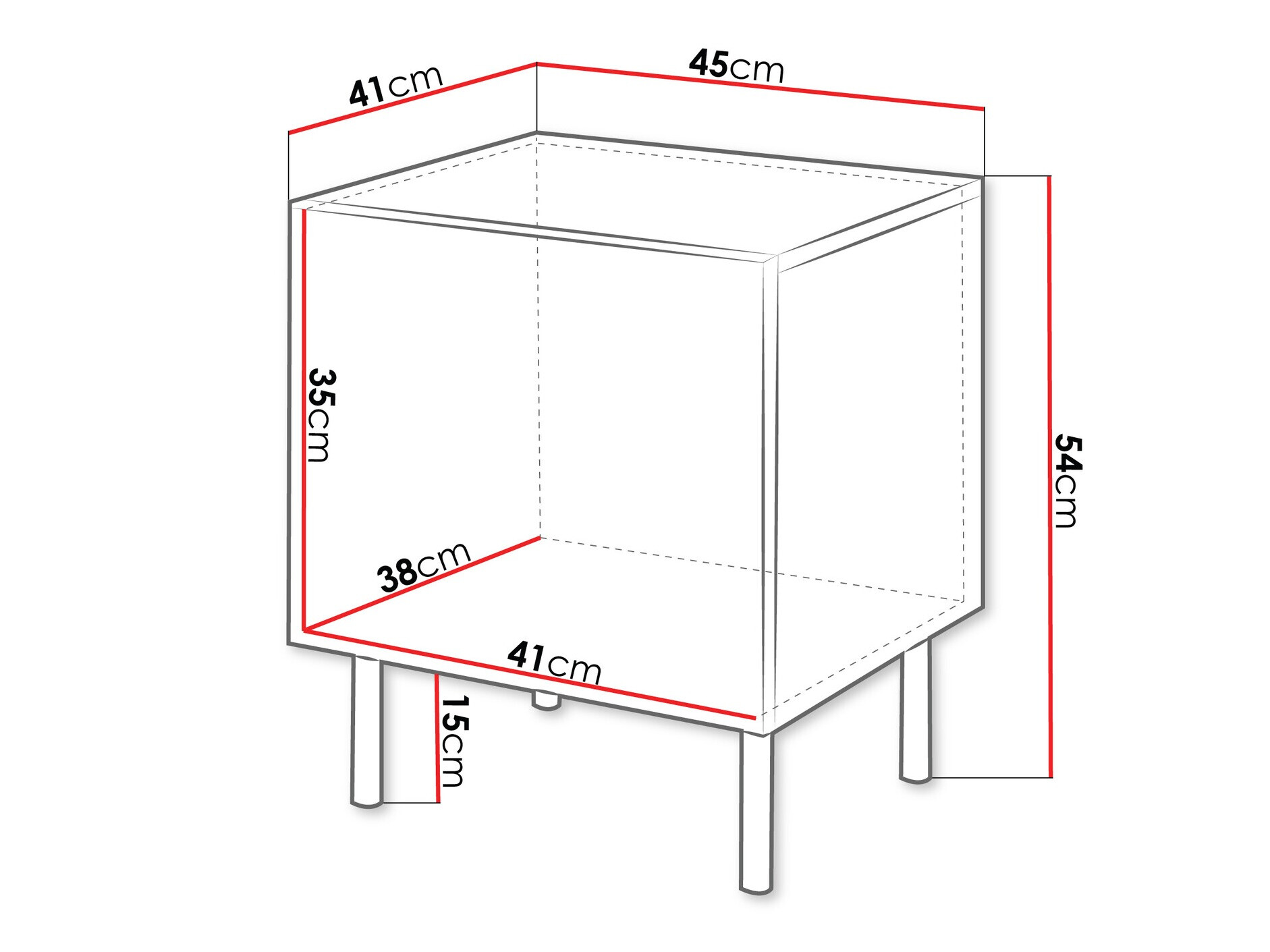 Set of bedside tables Studium