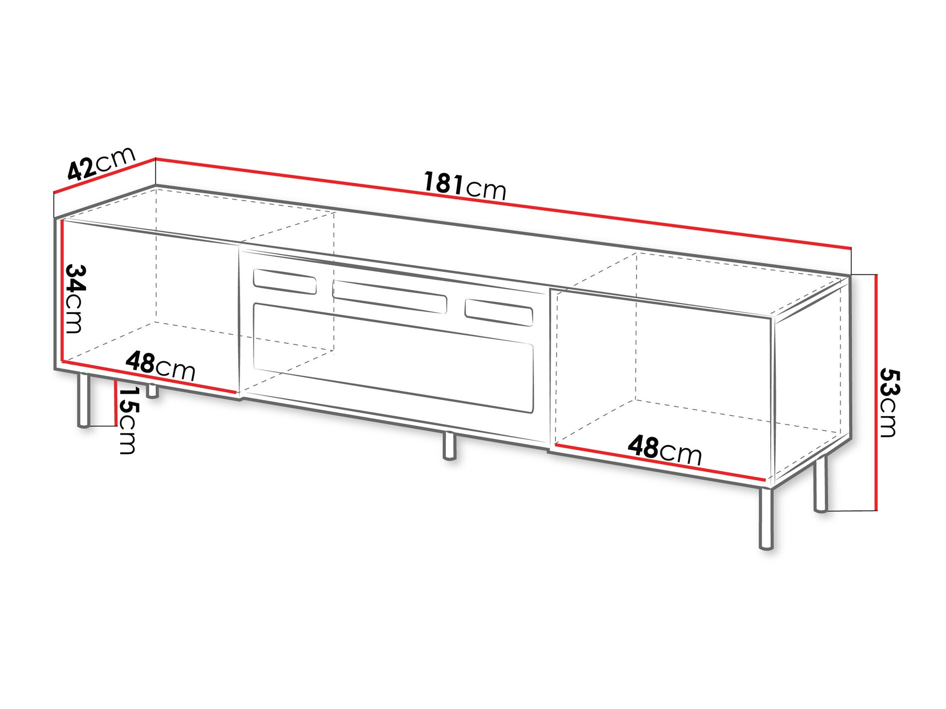 TV stand Studium (Available)
