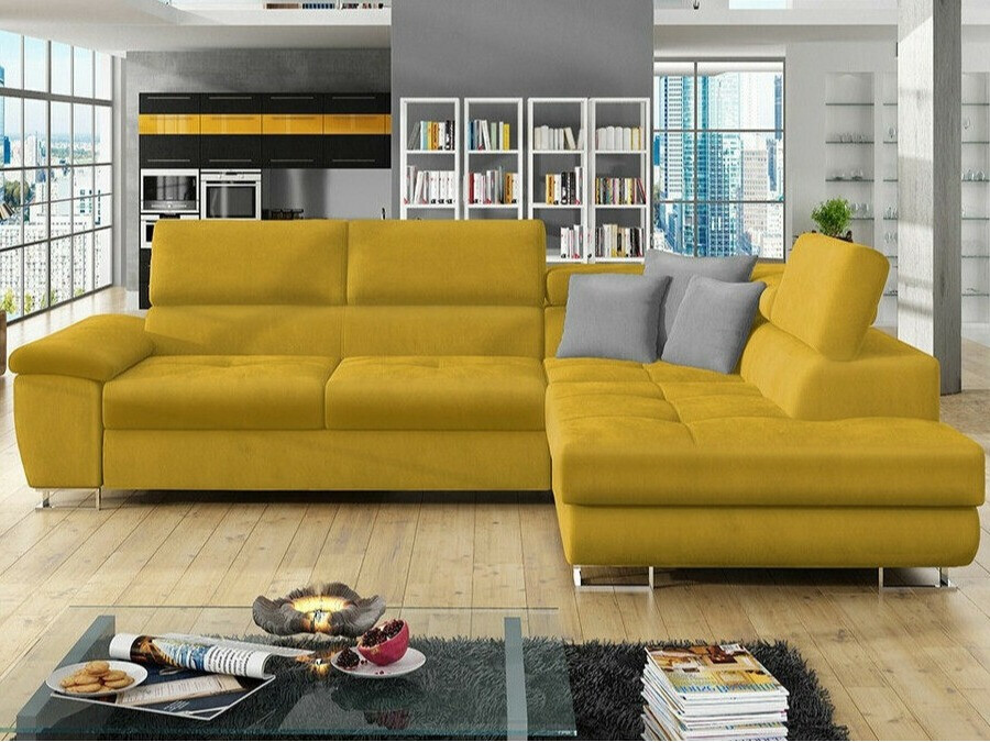 Corner sofa Comfivo Ruta II (Magic Velvet 2234 + Magic Velvet 2217)
