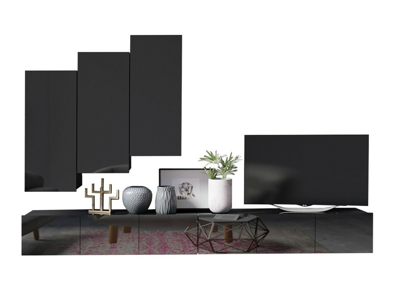 Living room set Remus XX (Black)