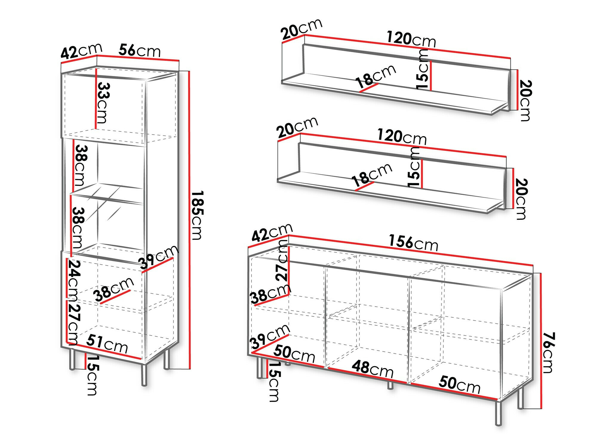 Living room set Studium I
