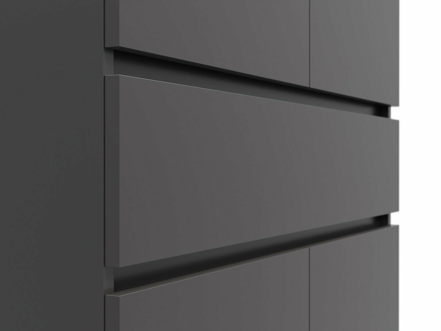 Bookcase Cirfelo 103 (Graphite + Artisan oak)
