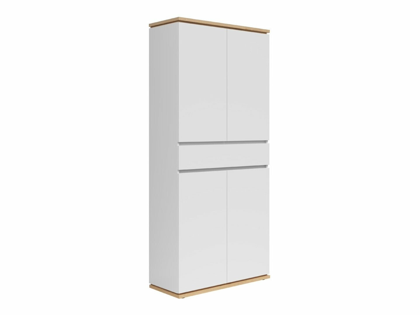 Bookcase Cirfelo 103 (White + Artisan oak)