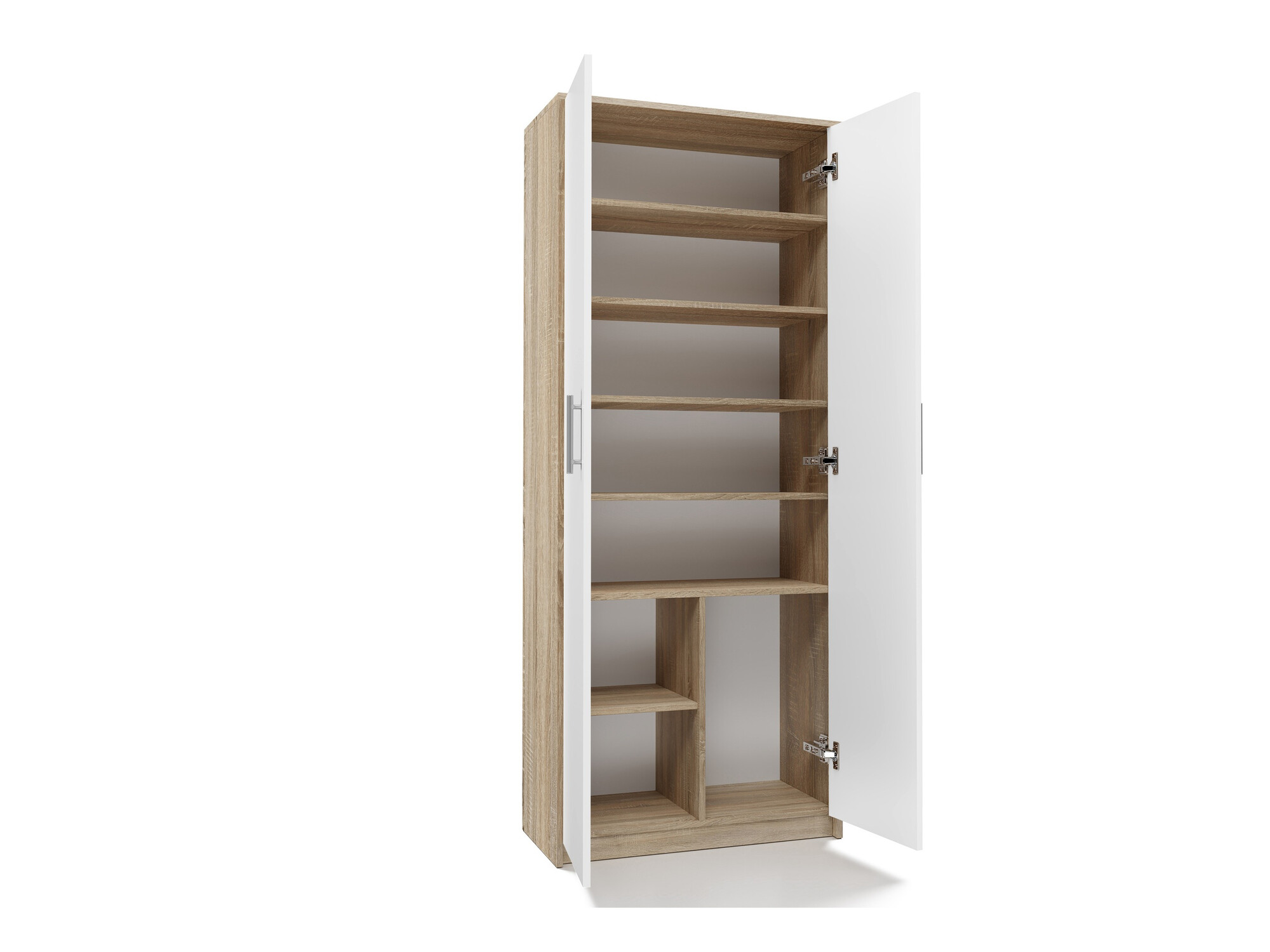 Bookcase Mandeville 196 (Sonoma oak + White)