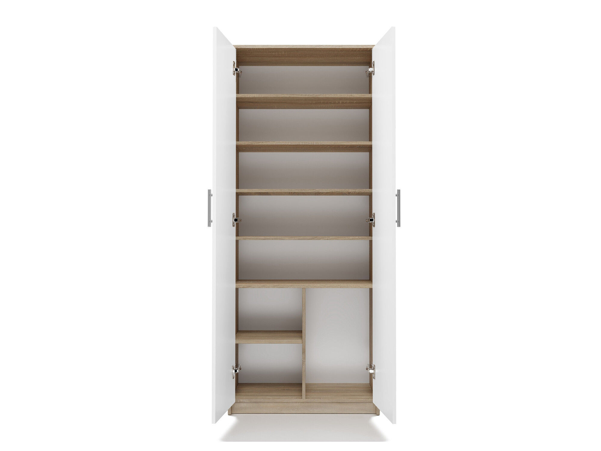 Bookcase Mandeville 196 (Sonoma oak + White)