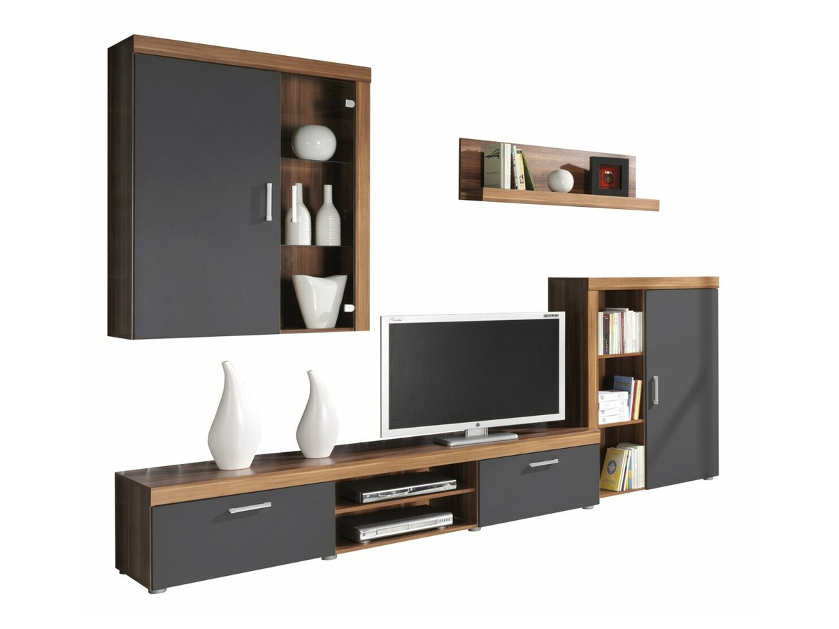 Living room set Cormiru 110 (Plum + graphite)