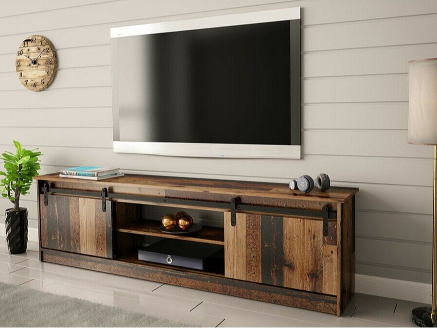 TV stand Charlotte 156 (Aged wood)