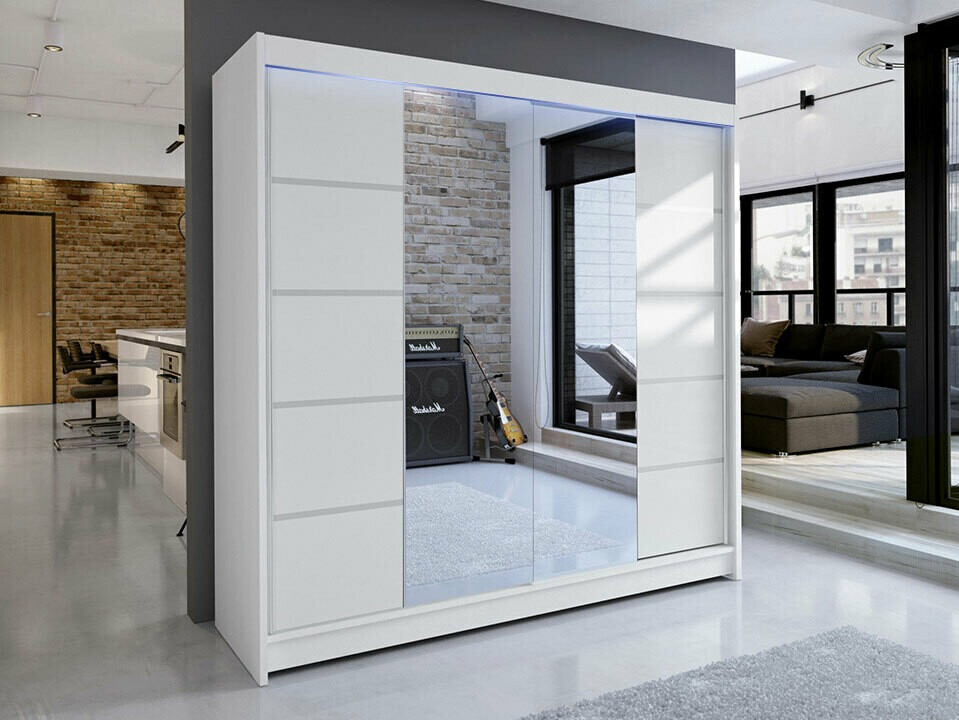 Wardrobe Closico Cavaris V (White)