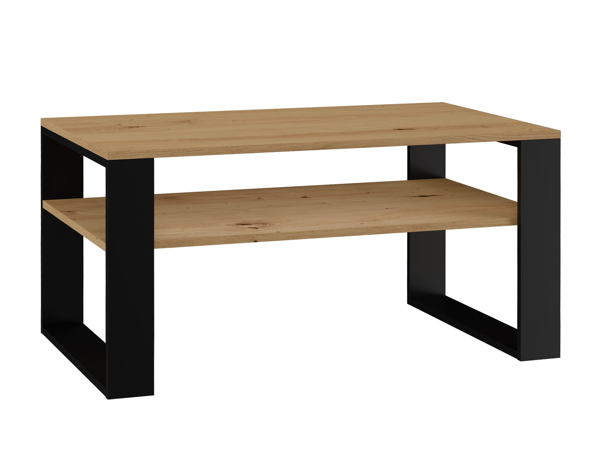 Coffee table Mandeville 208 (Artisan oak + Black)