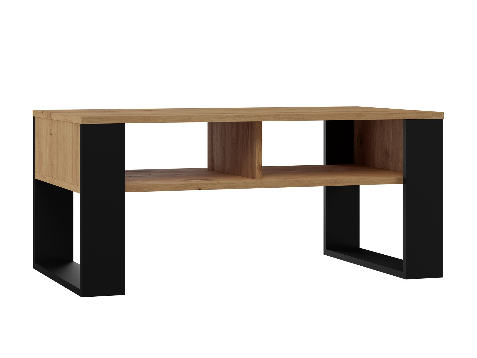 Coffee table Mandeville 209 (Artisan oak + Black)